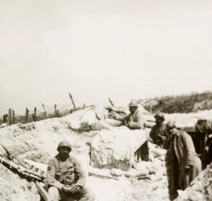 Gözcü karakolu, Massiges, kuzey Fransa, c1914-c1918. by Unbekannt