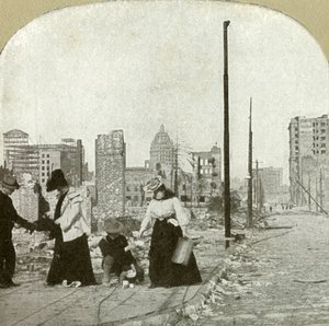 Köşeden doğuya bakıyor Ellis ve Jones - Yüksek bina, The San Francisco Call, 1906. by Unbekannt