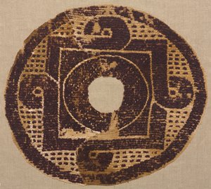 Bir Battaniyeden veya Örtüden Halkalı Yuvarlak, 300