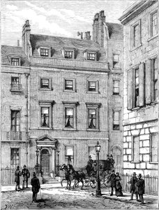 Lord Beaconsfields evi, 19, Curzon Caddesi, Mayfair, Londra, 1900 by Unbekannt