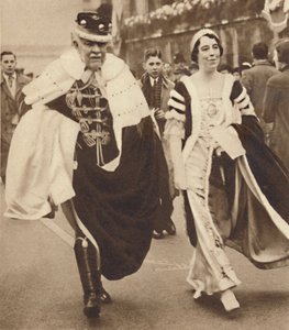 Lord ve Leydi Armstrong, 12 Mayıs 1937 by Unbekannt
