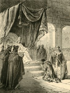 Dindar Louis Yeğeninin Tedavisi İçin Kefaret Yapıyor, Bernard, c818, 1890. by Unbekannt