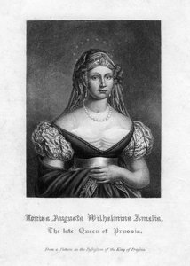 Louise Augusta Wilhelmine Amalie, Prusya Kraliçesi by Unbekannt