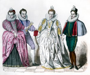 Lorraine Louise, Guise Dükü, Marguerite de Vaudemont ve Anne de Joyeuse, 1581 1882-1884 by Unbekannt