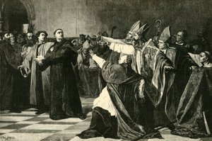 Luther, Solucan Diyetinde, 1521, 1890. by Unbekannt