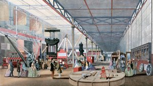Machinery Hall, Crystal Palace Sergisi, Londra, 1851 by Unbekannt