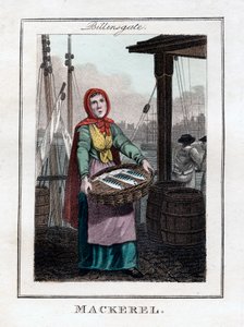 Uskumru, Billingsgate, Londra, 1805 by Unbekannt