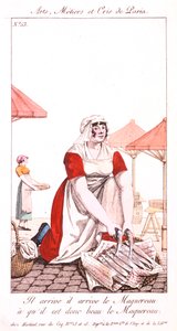 Uskumru satıcısı, 1826 by Unbekannt