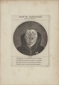 Madame de Maintenon, keşiş kılığında, yaklaşık 1690. by Unbekannt
