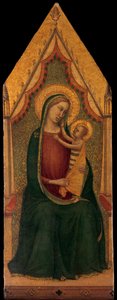 Madonna ve Çocuk Enthroned, ca. 1335-39. by Unbekannt