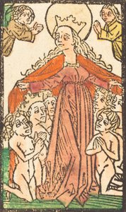 Bir Koruyucu Olarak Madonna, c. 14701480. by Unbekannt