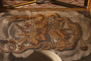 Madrona, Aziz Petrus Kilisesi. Kilise. İç mekan. Nef. Duvar boyamaları. Detay. Barok. by Unbekannt