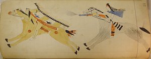Maffet Ledger: İki Atlı Kızılderili, yaklaşık. 1874-81. by Unbekannt