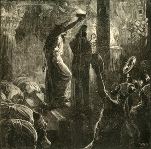 Magi, Kutsal Ateşin Çevresi, 1890. by Unbekannt