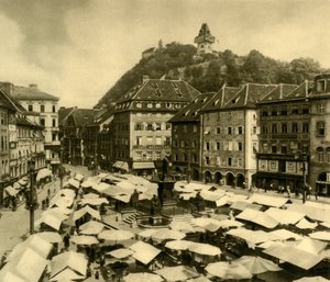 Ana Meydan, Graz, Steiermark, Avusturya, c1935. by Unbekannt