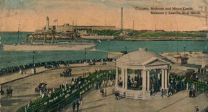 Malecon ve Morro Kalesi, Havana, Küba, c1920 by Unbekannt
