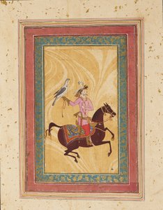Bir şahin ile atlı adam, 17. yüzyıl by Unbekannt