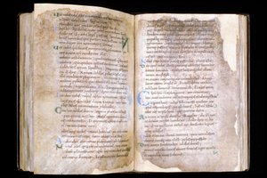 Manche N* 066, Mortain Şehri, Saint Evroult kolej kilisesinin hazinesi, 10. yüzyıldan İncil kitabı. by Unbekannt