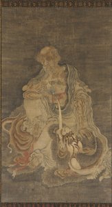 Bir Aslan Üzerine Oturan Manjushri, 1368-1644. by Unbekannt