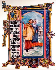 Kral I. Edward'ın Saltanatında Erkek Kostümü, 1909 by Unbekannt