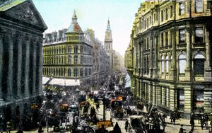 Mansion House ve Cheapside, Londra, 20. yüzyılın başlarında by Unbekannt
