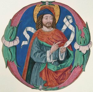 Baş Harfli Aziz Figürlü El Yazması Aydınlatma O, İtalyanca, yakl. 1480. by Unbekannt