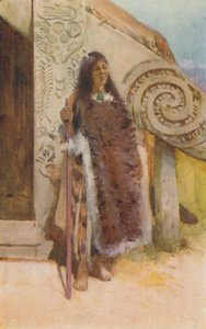 Yerli Kostümlü Maori, 1924 by Unbekannt