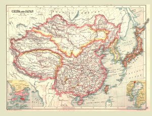 Çin ve Japonya Haritası, 1902. by Unbekannt