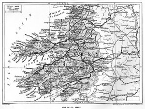 County Kerry Haritası, İrlanda, 1924-1926 by Unbekannt