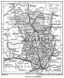 County Kilkenny Haritası, İrlanda, 1924-1926 by Unbekannt