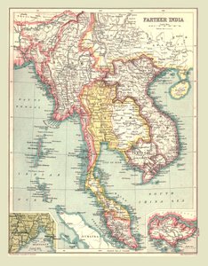 Uzak Hindistan Haritası, 1902. by Unbekannt