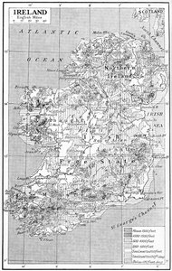 İrlanda Haritası, 1930'lar by Unbekannt