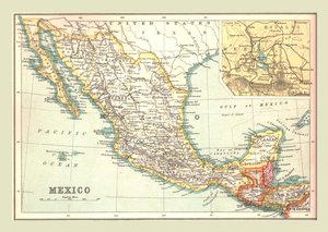 Meksika haritası, 1902. by Unbekannt