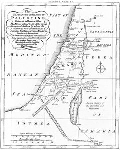Eski yazarlara dayanan Filistin haritası, c1830 by Unbekannt