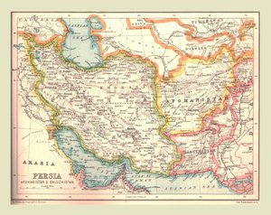 İran haritası, 1902. by Unbekannt