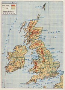 Britanya Adaları Haritası, 1910 by Unbekannt