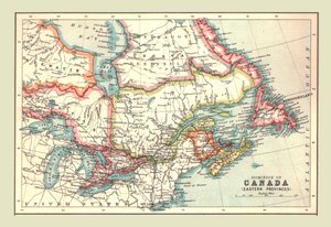 Kanada Dominion Haritası, Doğu İlleri, 1902. by Unbekannt