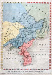 1904 Rus-Japon Savaşı Haritası by Unbekannt