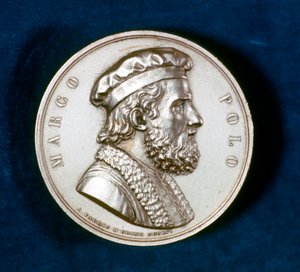 Marco Polo, Venedikli gezgin ve tüccar, 19. yüzyıl by Unbekannt