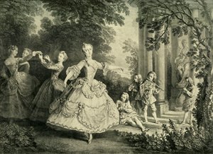 Marie Salle dansı, 1732, 1908. by Unbekannt