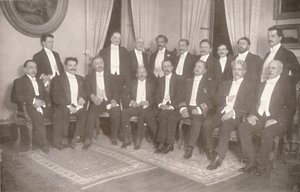 Mareşal Hermes da Fonseca, Devlet Sekreterleri ve Danışmanları ile, 1914 by Unbekannt