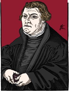 Martin Luther Alman Protestan reformcu, 1546 by Unbekannt