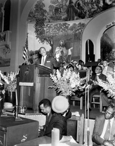Martin Luther King Jr, Amerikan siyahi sivil haklar savunucusu, c1968 by Unbekannt