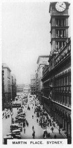 Martin Place, Sidney, 1928 by Unbekannt