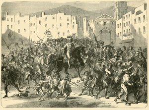 Masaniello, Napoli Halkına Haranguing, 7 Temmuz 1647, 1890. by Unbekannt