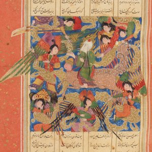 Matla ul-Anwar Işıkların Yükselen Yeri, Amir Khusrau Dihlavi, c. 1500. by Unbekannt