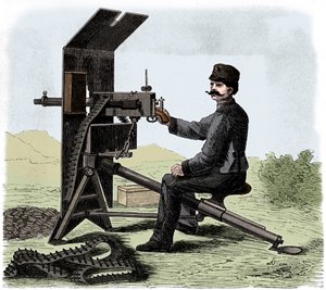 Maxim makineli tüfek, c1895. by Unbekannt