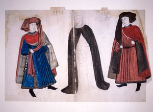 Ortaçağ figürleri by Unbekannt