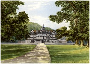 Droitwich yakınlarındaki Meer Hall, Worcestershire, Bearcroft ailesinin evi, c1880 by Unbekannt