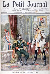 Çar II. Nicholas ile Kaiser Wilhelm II arasındaki görüşme, Wiesbaden, Almanya, 1903 by Unbekannt